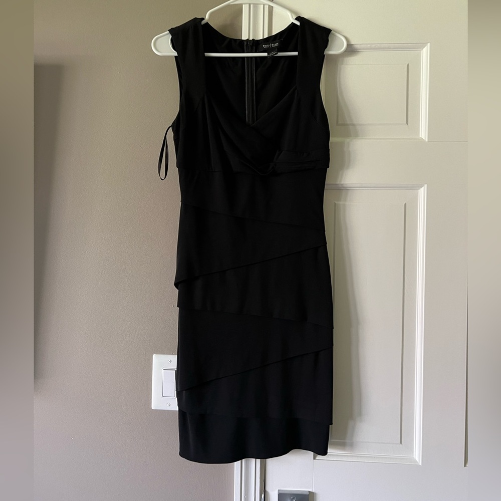 Fitted black dress. Worn twice